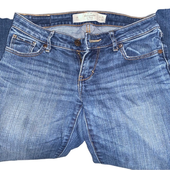 Abercrombie jeans. Size 0 regular. Straight leg - Picture 3 of 3